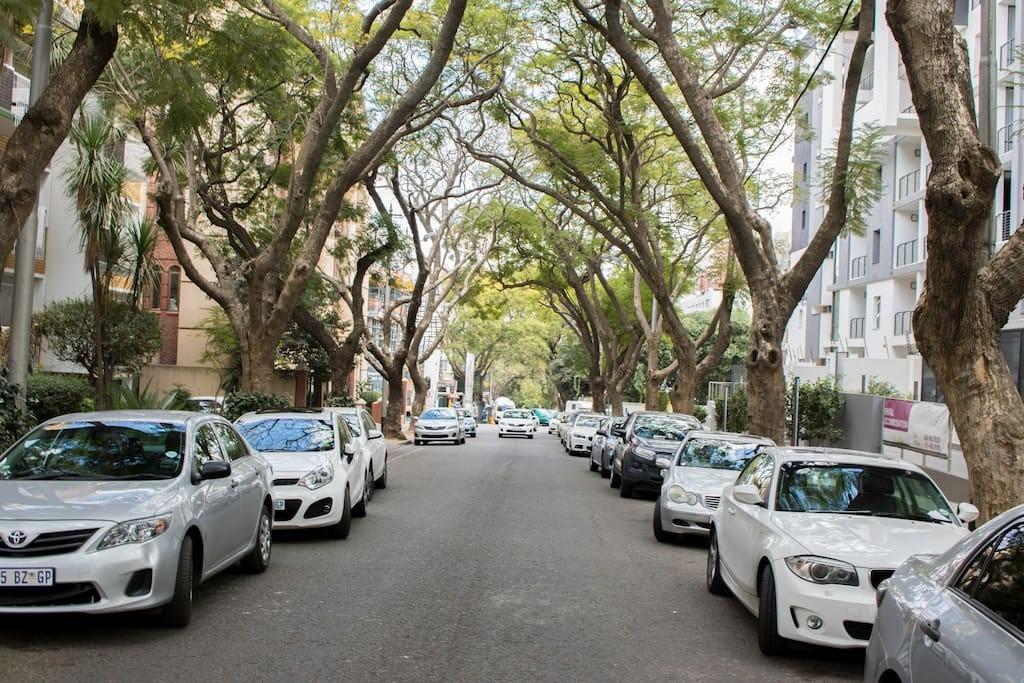 Rosebank Accommodation ヨハネスブルグ エクステリア 写真